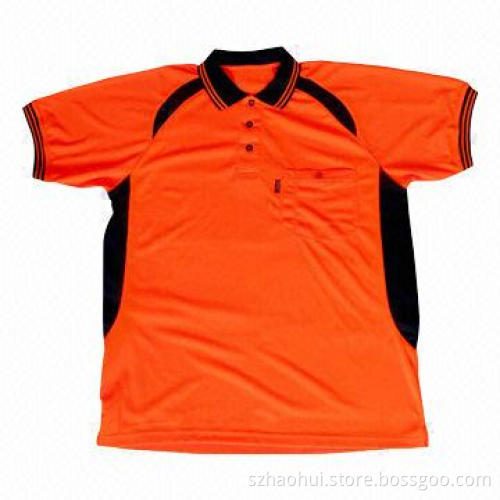 Hivis Men's Polo Shirt, Made of Polyester, Size of XS-5XL